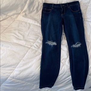 Garage dark wash denim jeans
